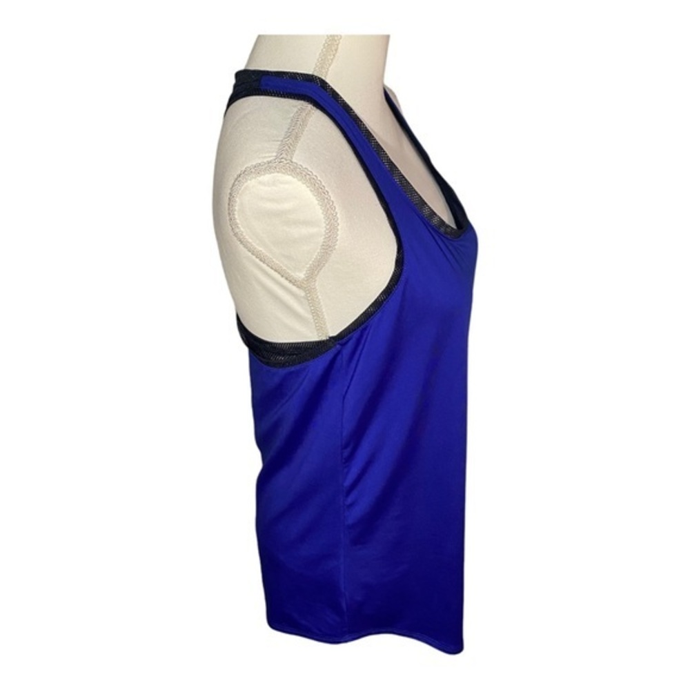 Fabletics Mosa Blue Black Racerback‎ Tank - Picture 7 of 8